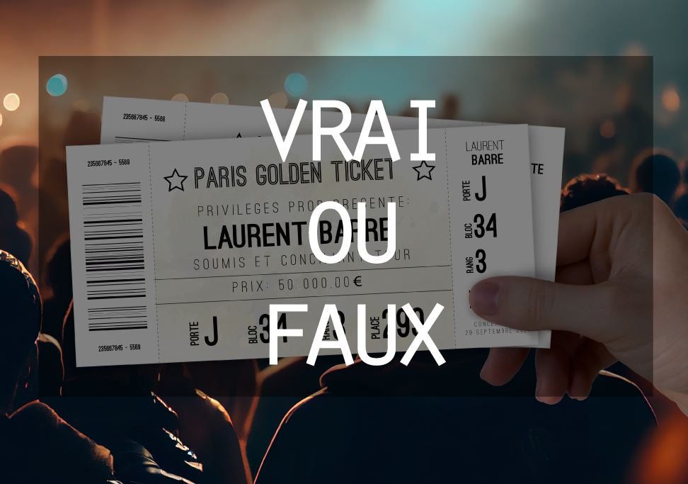 Paris Golden Ticket - Vrai ou faux