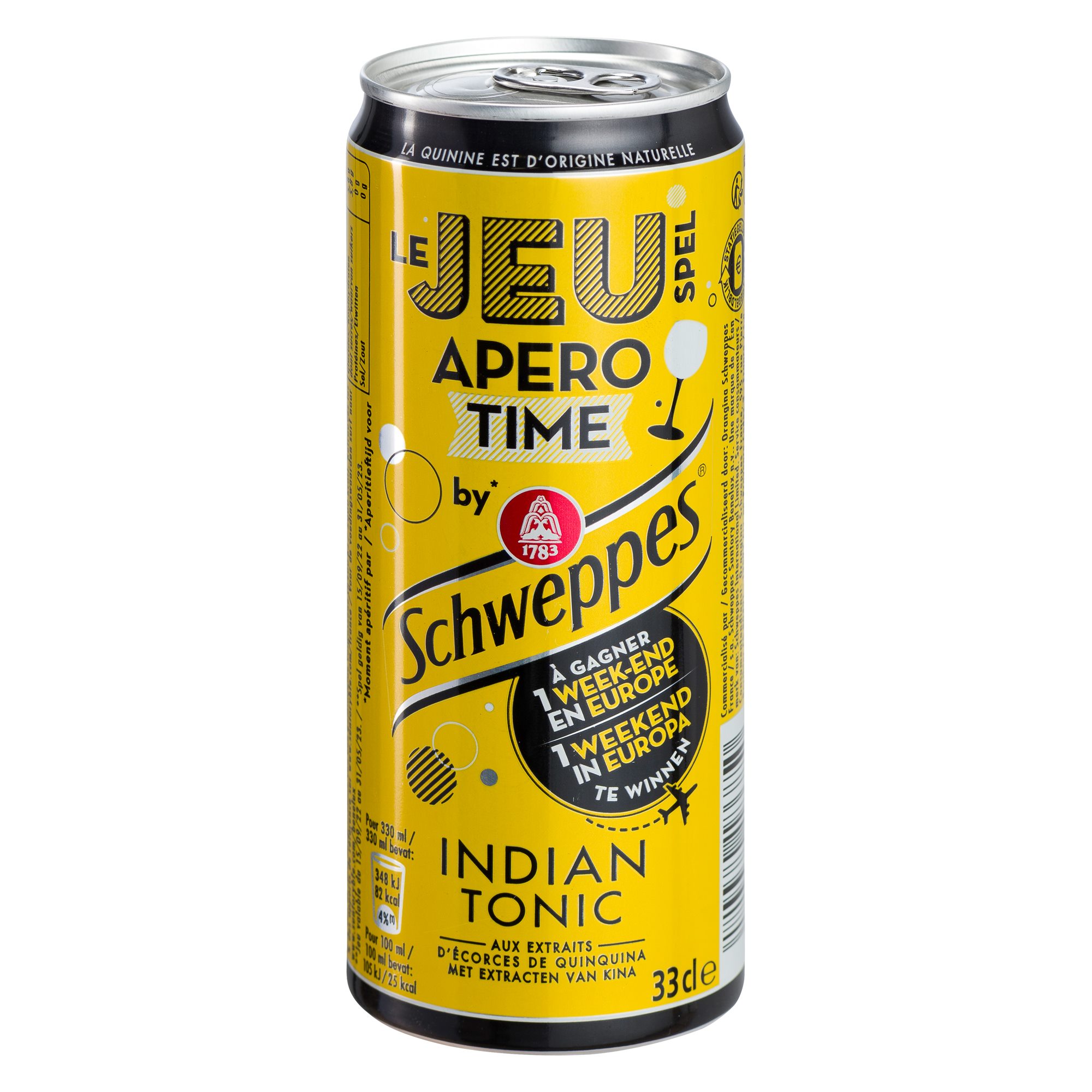 Schweppes indian tonic 33cl