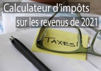 Calculateur d'impôts sur les revenus de 2021 pour les salariés qui ont une petite entreprise soumise à l'IR