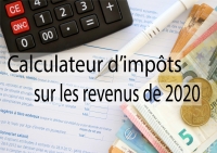 Calculateur d'impôts sur les revenus de 2020 pour les salariés qui ont une petite entreprise soumise à l'IR