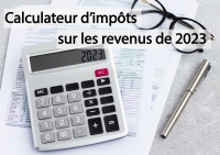 Calculateur d'impôts sur les revenus de 2023 pour les salariés qui ont une petite entreprise soumise à l'IR